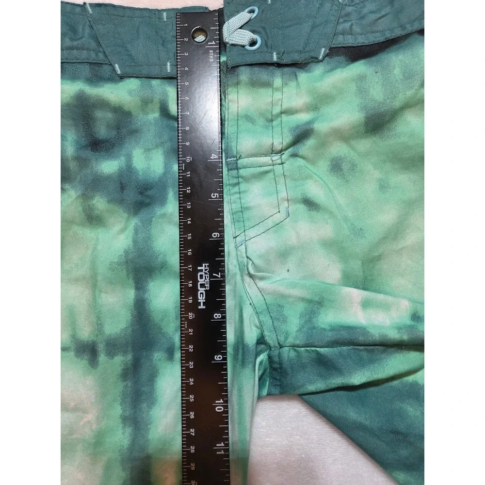 288. iXtreme Class Boys Green Tie Dye Board Shorts Swim Trunks Size 8